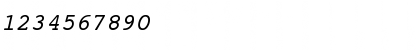 Courier 10 Pitch Italic Font Courier 10 Pitch Italic Font