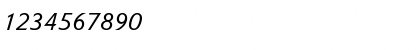 Delta Jaeger Light Italic Font