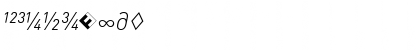 DIN-LightItalicExp Regular Font DIN-LightItalicExp Regular Font