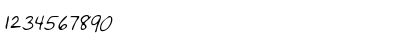 BrucesHand Italic Font BrucesHand Italic Font