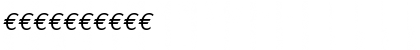 Euro Mono Italic Font