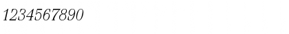 ITC Fenice Light Italic Font