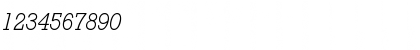 GeoSlb712LightC BT Italic Font