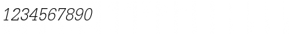 Glypha 45 Light Oblique Font