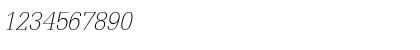 Glypha 35 Thin Oblique Font Glypha 35 Thin Oblique Font