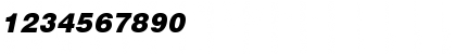 HeliosBlack Italic Font