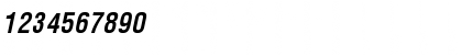 Helvetica Bold Condensed Oblique Font