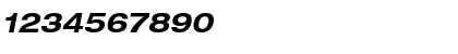 Helvetica Neue LT Pro 73 Bold Extended Oblique Font