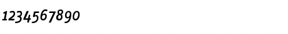 InfoTextMedium CapsIta Font