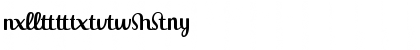 Jackie-Ligatures Regular Font Jackie-Ligatures Regular Font