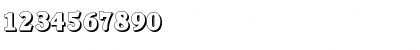 CalgaryShadow-Heavy Regular Font CalgaryShadow-Heavy Regular Font