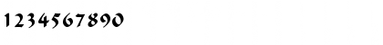 Calligraphic Regular Font