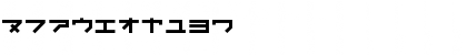 Kunstware Katakana Font Kunstware Katakana Font