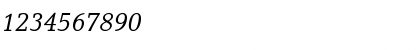 LinoLetter Italic Font
