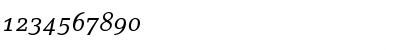 LinoLetter Italic Oldstyle Figures Font LinoLetter Italic Oldstyle Figures Font