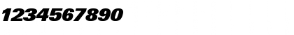 LinotypeUnivers BasicXBlackItalic Font LinotypeUnivers BasicXBlackItalic Font