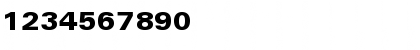 LinotypeUnivers ExtdHeavy Font