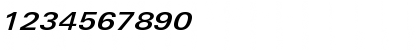LinotypeUnivers ExtdMediumItalic Font LinotypeUnivers ExtdMediumItalic Font