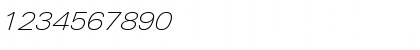 LinotypeUnivers ExtendedThinItalic Font LinotypeUnivers ExtendedThinItalic Font