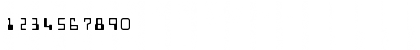 MICR 13 Regular Font