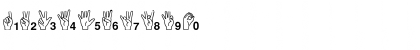 MiniPics ASL Font MiniPics ASL Font