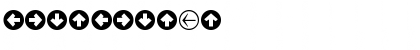 MiniPics DirectionalRA Font