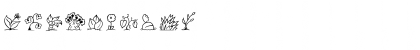 MiniPics UprootedLeaf Font MiniPics UprootedLeaf Font