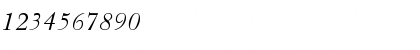 ITC New Baskerville Italic Font