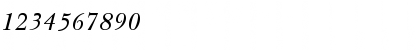ITC New Baskerville Semi Bold Italic Font