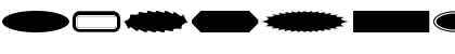 Obscure Bullet Font Obscure Bullet Font