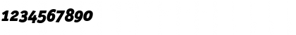 OfficinaSansBlackOSC Italic Font OfficinaSansBlackOSC Italic Font