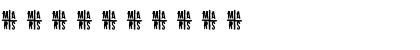 A FOR A Regular Font