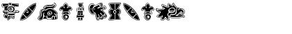 Aztekbats Regular Font Aztekbats Regular Font