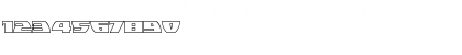 Black Bishop Outline Outline Font