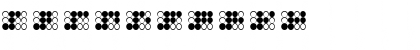 braille bold Regular Font braille bold Regular Font