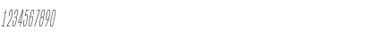 Built Titling ExtraLight Italic Font