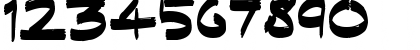 Fast Flat Brush Regular Font Fast Flat Brush Regular Font