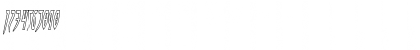 Inhumanity Outline Italic Outline Italic Font Inhumanity Outline Italic Outline Italic Font