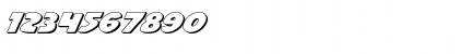 Jack's Candlestick 3D Expanded Expanded Font