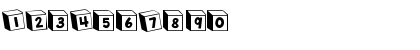 K26ToyBlocks123 Regular Font
