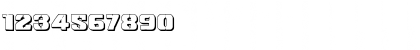 Left Hand Luke 3D Regular Font Left Hand Luke 3D Regular Font