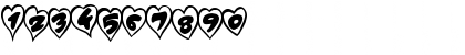P'tit Coeur d'Amour Regular Font P'tit Coeur d'Amour Regular Font
