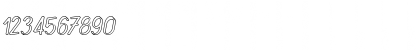 Quincaille Outline Italique Font Quincaille Outline Italique Font