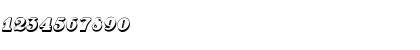 Decorattio 3D Italic Font