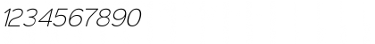 Sinkin Sans 200 X Light Italic Regular Font