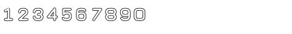 Taurus Mono Outline Bold Font