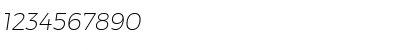 Trueno UltraLight Italic Font Trueno UltraLight Italic Font