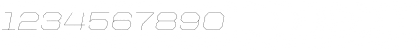 United Italic Ext Thin Font