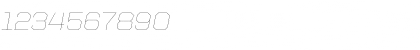 United Italic SemiExt Thin Font