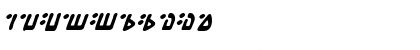 We Come In Peace BB Bold Italic Font We Come In Peace BB Bold Italic Font